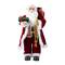 Glitzhome® 24"H Faux Fur Christmas Traditional Santa Figurine